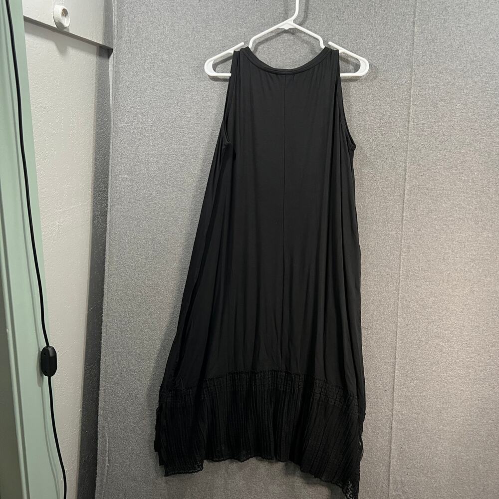 LOGO by Lori Goldstein Regular Rayon 230 Dress with Broomstick Black, Medium - Picture 2 of 9